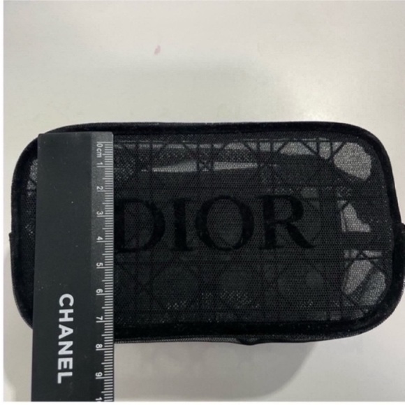 Dior gift Black Mesh Pouch - Picture 9 of 9